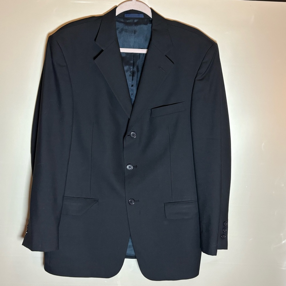 Monsieur by Givenchy Elegant Black Men's Blazer 40 short / 32
